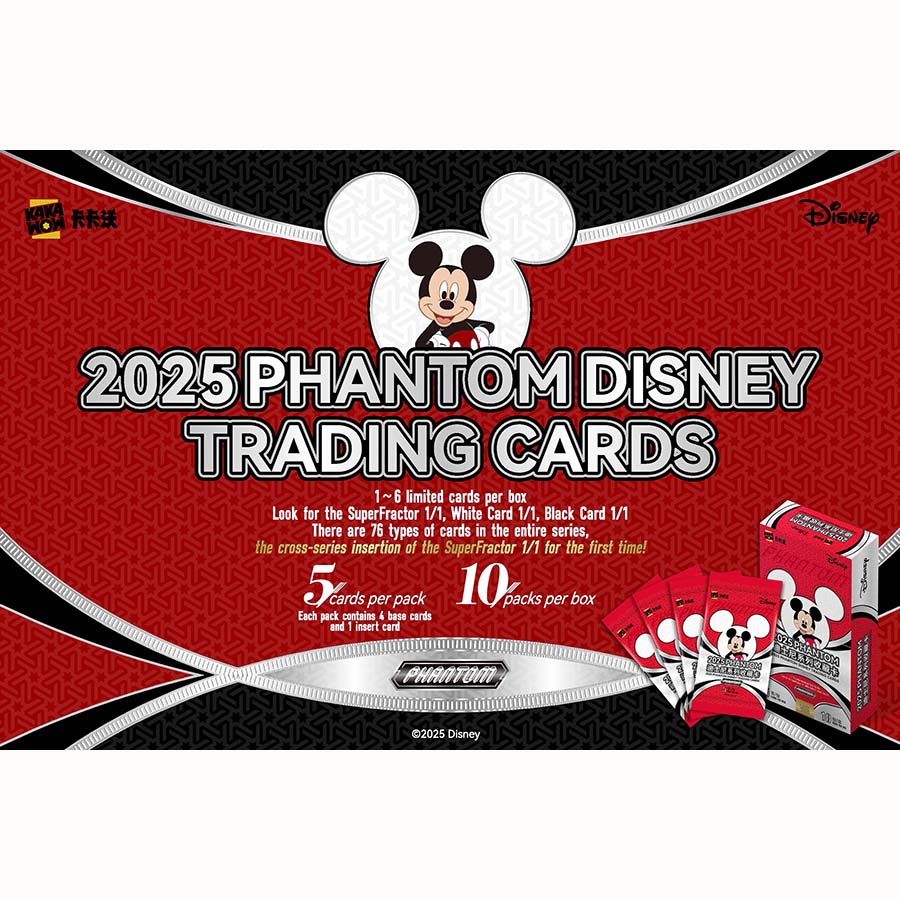2025 Kakawow Phantom Disney Trading Cards Box – Heroes and Games