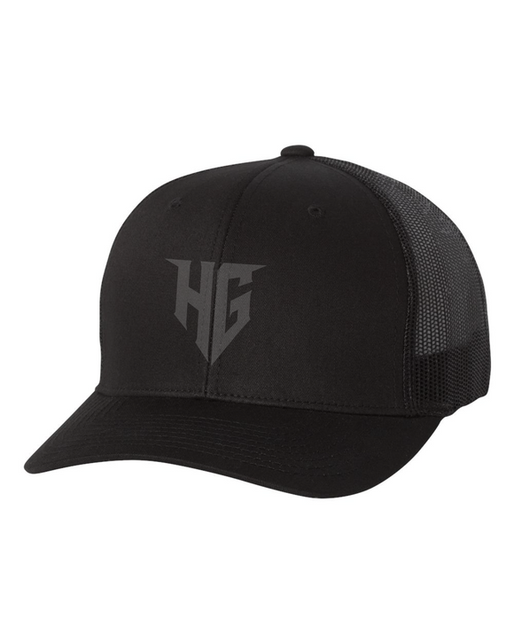 Heroes and Games Black Logo Mesh Adjustable Hat