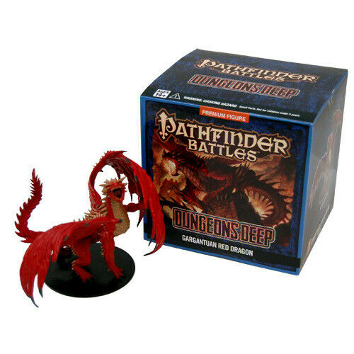 Pathfinder Battles: Dungeons Deep Gargantuan Red Dragon