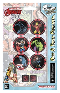 Marvel HeroClix Avengers 60th Anniversary Dice & Token Pack