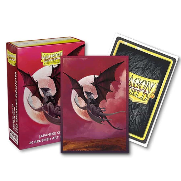 Dragon Shield Sleeves: 60 Brushed Art Japanese: Valentine Dragons 2024