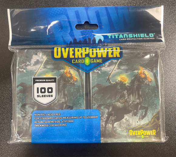 Overpower 100 Count Titan Card Sleeves: Headless Horseman