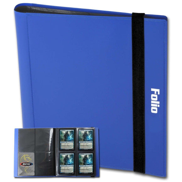 BCW Folio 4-Pocket Album Binder - Blue