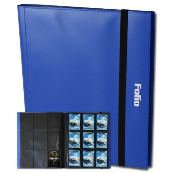 BCW Folio 9-Pocket Album Binder - Blue