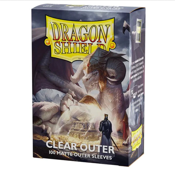 Dragon Shield Clear Outer Matte 100 Standard Size Sleeves