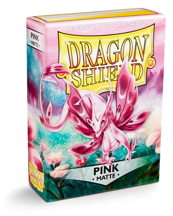 Dragon Shield Pink Matte 60 Standard Size Sleeves