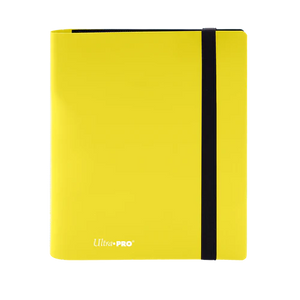 Ultra Pro Lemon Yellow 4-Pocket Portfolio Binder