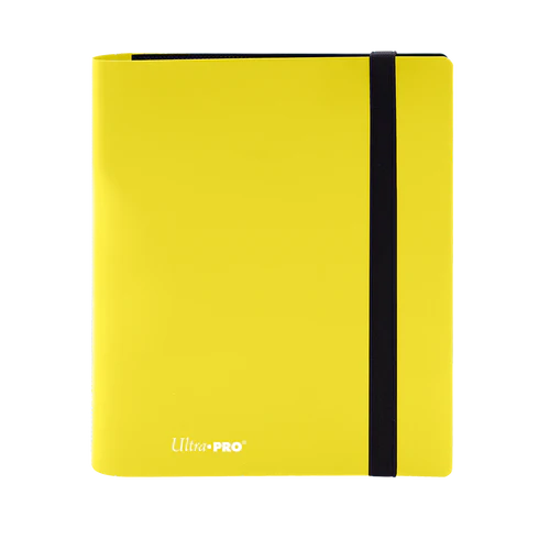 Ultra Pro Lemon Yellow 4-Pocket Portfolio Binder