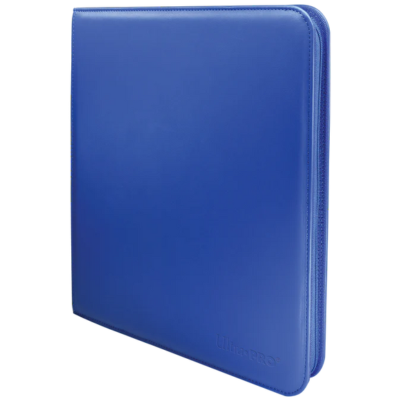 Vivid 12 Pocket Zippered Pro Binder Blue