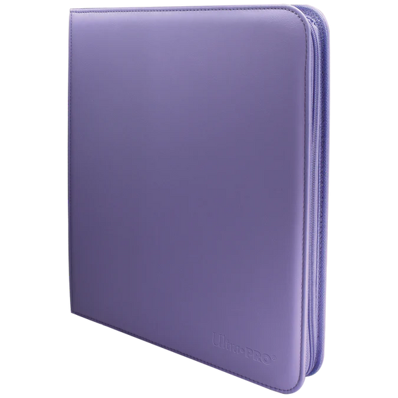 Vivid 12 Pocket Zippered Pro Binder Purple