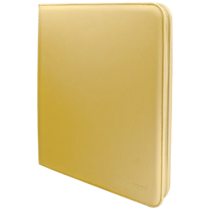 Vivid 12 Pocket Zippered Pro Binder Yellow