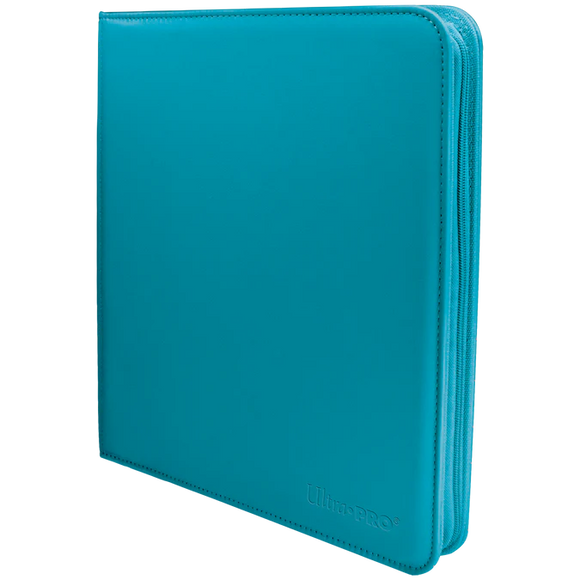 Vivid 12 Pocket Zippered Pro Binder Teal