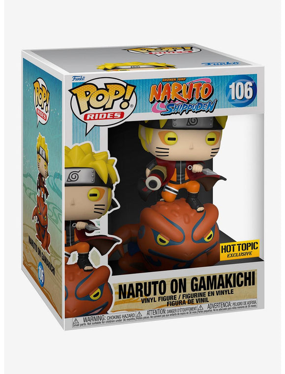 Funko Pop Animation Naruto on Gamakichi Hot Topic Exclusive Vinyl Figure