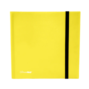 Ultra Pro Lemon Yellow 12-Pocket Pro Binder Portfolio Eclipse
