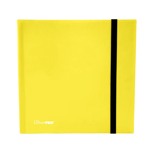 Ultra Pro Lemon Yellow 12-Pocket Pro Binder Portfolio Eclipse