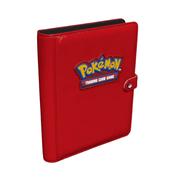 leather pokemon card binder Ultra Pro Premium Snap Red – Heroes and Games Quality Card HolderThe card binder photo album is made of waterproof EVA foam and smooth PU leather.It has good shockproof 9 Pocket Card Binder for