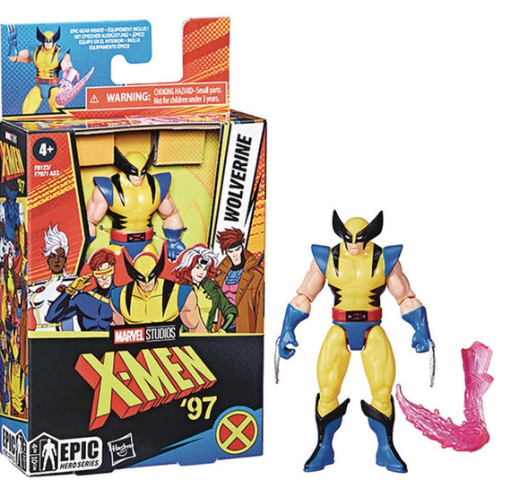 X-Men 97 Epic Hero Series 4in Wolverine Action Figure