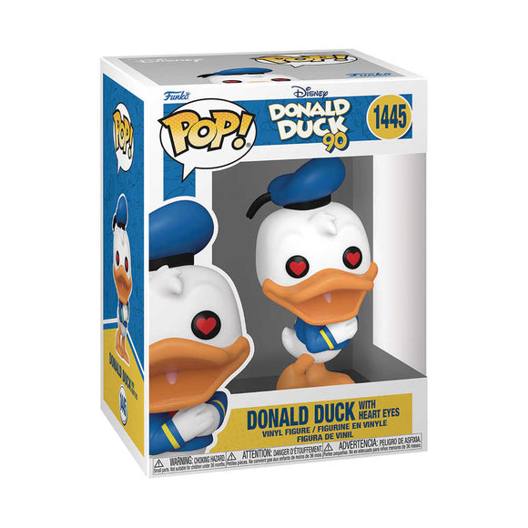 Pop Disney Donald Duck 90th Donald Duck Heart Eyes Vinyl Figure