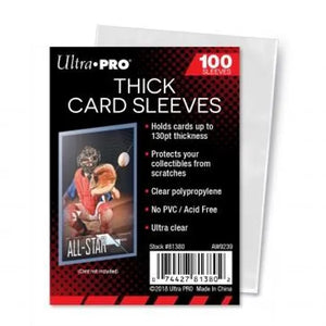Ultra-Pro Thick Card Sleeves 100 Sleeves