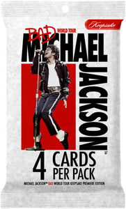 MICHAEL JACKSON BAD KEEPSAKE CARDS HANGER BOX – Heroes and Games