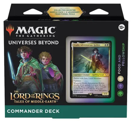 Magic The Gathering: Lord of the Rings Tales of Middle-Earth Food and Fellowship Commander Deck