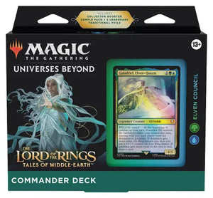 Magic The Gathering: Lord of the Rings Tales of Middle-Earth Elven Council Commander Deck