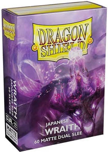 Dragon Shield Dual Matte Wraith 60 Japanese Size Dual Sleeves