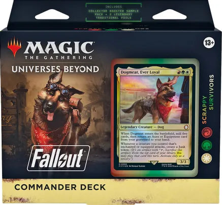 Magic the Gathering: Universes Beyond: Fallout Scrappy Survivors Commander Deck - Releases March 8th, 2024!