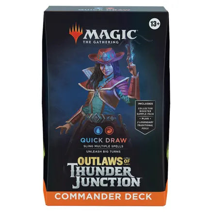 Magic: The Gathering: Outlaws of Thunder Junction Commander Deck - Quick Draw - Releases April 19th, 2024!