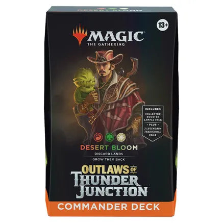 Magic: The Gathering: Outlaws of Thunder Junction Commander Deck - Desert Bloom - Releases April 19th, 2024!