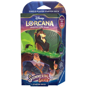 Disney Lorcana TCG Shimmering Skies Starter Deck (Emerald & Steel)