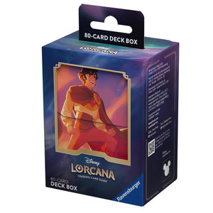 Disney Lorcana Deck Box - Aladdin - Heroic Outlaw - Ravensburger Deck Boxes