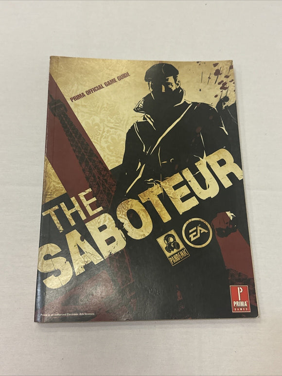 The Saboteur by Mike Searle and Prima Games Staff 2009 Trade Paperback with Map