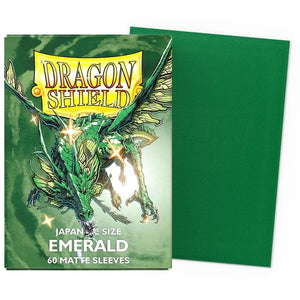 Dragon Shield Emerald 60 Japanese Size Card Sleeves