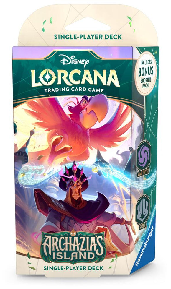 Disney Lorcana TCG Archazia's Island Starter Deck (Amethyst & Steel)