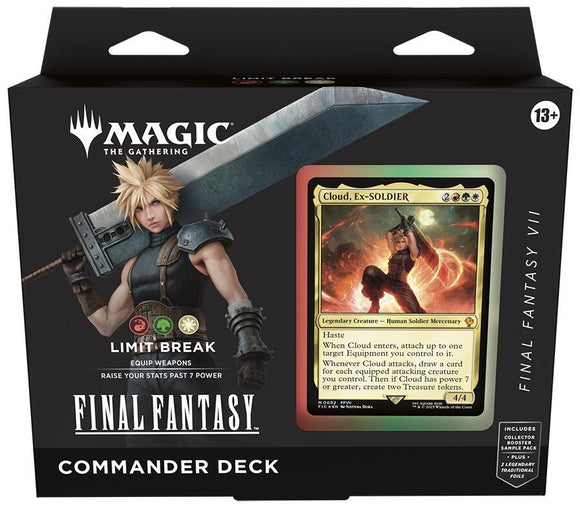 Magic The Gathering Final Fantasy VII Commander Deck - Limit Break - Releases June 13th, 2025!