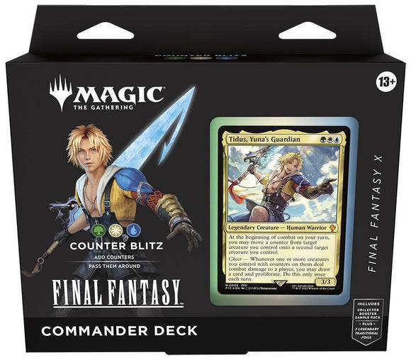 Magic The Gathering Final Fantasy X Commander Deck - Counter Blitz - Releases June 13th, 2025!
