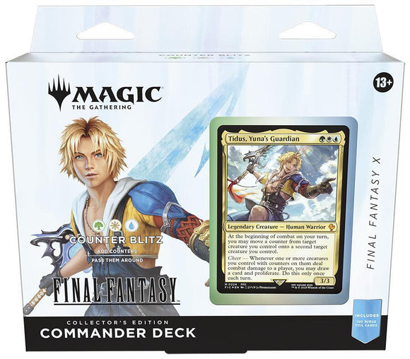 Magic The Gathering Final Fantasy X Collector Commander Deck - Counter Blitz - Releases June 13th, 2025!