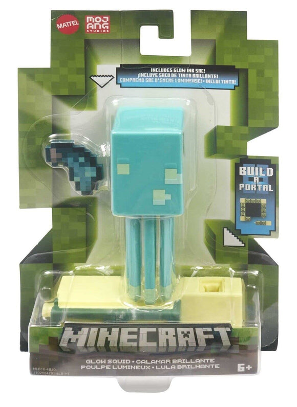 Minecraft Glow Squid 3.25in Core Figure Wave 2