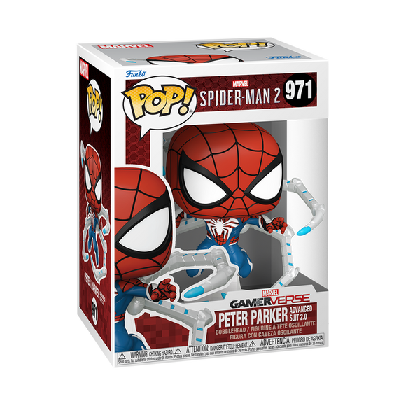 Pop Marvel Spider-Man 2: Peter Parker Advanced Suit 2.0