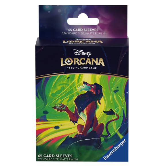 Disney Lorcana: Scar Vengeful Lion Sleeves (65CT)