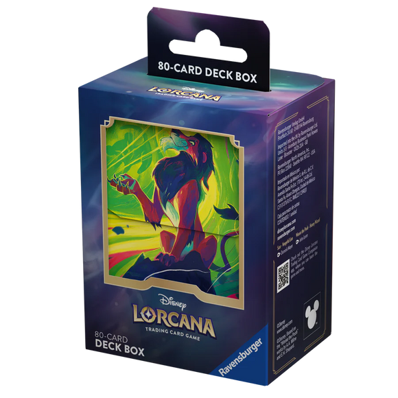 Disney Lorcana: Scar Vengeful Lion Deck Box