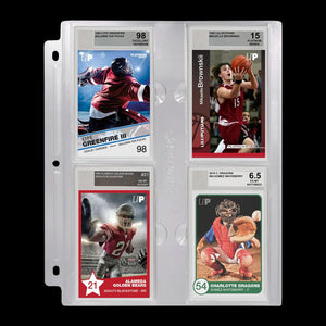 4-Pocket Page for Graded Beckett Slabs Box of 10