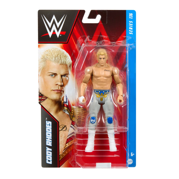 WWE Cody Rhodes Basic Action Figure Series 136