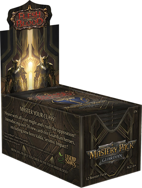 new hero booster box Flesh and Blood Mastery Pack Guardian Booster Box – Heroes and Games