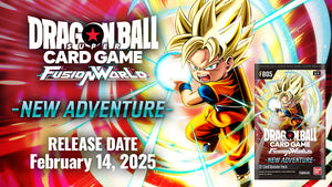 Dragon Ball Super Fusion World: New Adventure Booster Box FB05 - Releases February 14th, 2025!