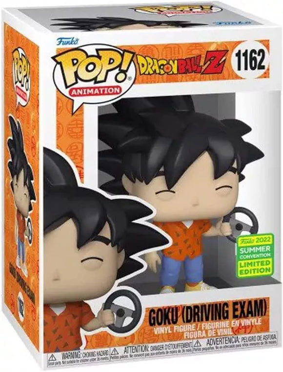 Funko Pop Goku (Driving Exam) 2022 Summer Convention Exclusive Limited Edition Vinyl Figure