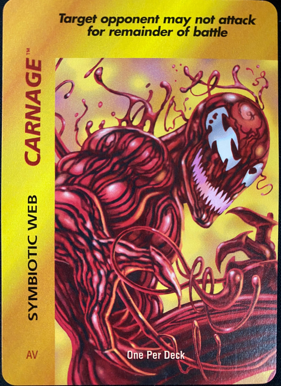 Marvel Overpower Carnage Symbiotic Web