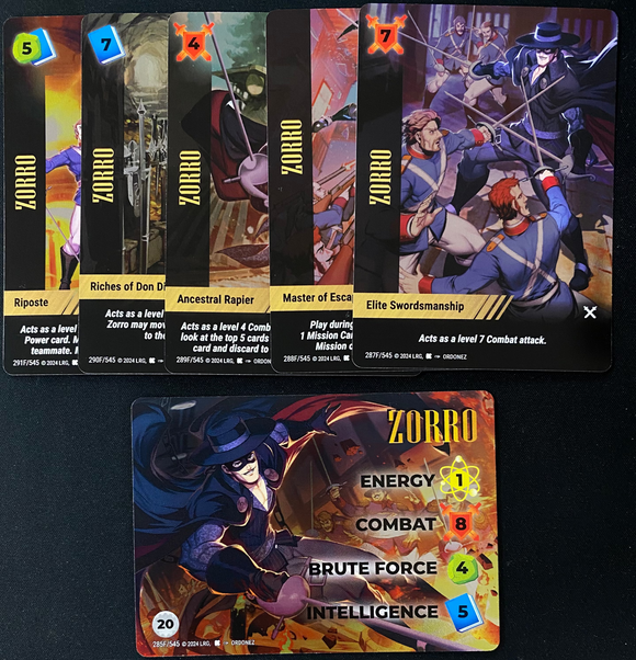 Overpower World Legends: Zorro Foil Stack