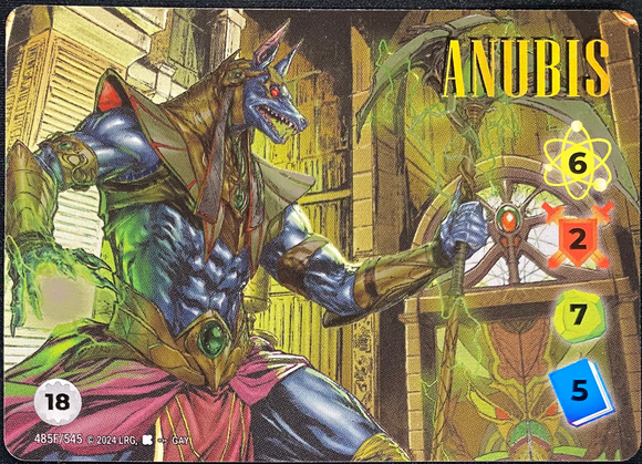 Overpower World Legends: Anubis 485 Foil Rare